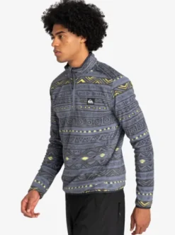 Quiksilver Aker - Polaire demi-zip pour Homme TRIBALHERITAGEFLINTSTONE Outlet