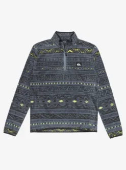 Quiksilver Aker - Polaire demi-zip pour Homme TRIBALHERITAGEFLINTSTONE Outlet