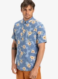Quiksilver Apero Classic - Chemise manches courtes pour Homme CORONETBLUEBACKYARDS Fashion