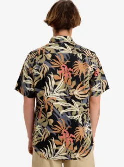 Quiksilver Apero Classic - Chemise manches courtes pour Homme BLACKBLUEWEEDSHIRT Sale