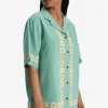 Quiksilver Bahamas - Chemise manches courtes pour Femme MALACHITEGREEN New