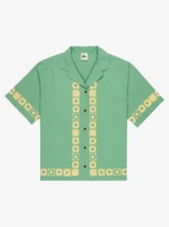 Quiksilver Bahamas - Chemise manches courtes pour Femme MALACHITEGREEN New