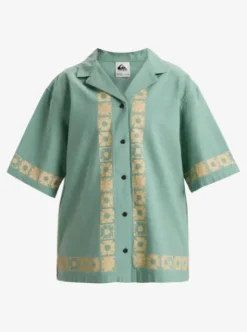 Quiksilver Bahamas - Chemise manches courtes pour Femme MALACHITEGREEN New
