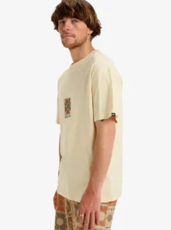 Quiksilver Bloomy - T-shirt manches courtes sérigraphié pour Homme SUMMERMELON Discount