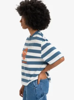 Quiksilver Boyfriend - T-shirt à manches courtes pour Femme REALTEALBOYFRIENDCROPSS Online