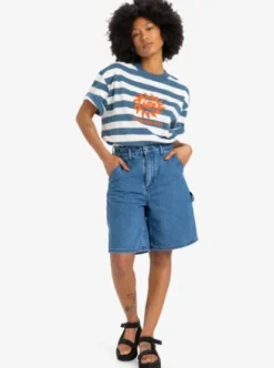 Quiksilver Boyfriend - T-shirt à manches courtes pour Femme REALTEALBOYFRIENDCROPSS Online