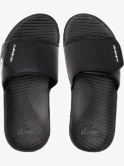 Quiksilver Bright Coast - Claquettes réglables pour Garçon 8-16 ans BLACK/WHITE/BLACK Sale