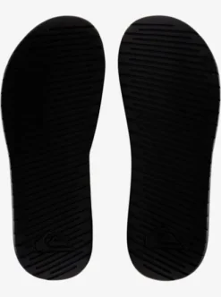 Quiksilver Bright Coast - Claquettes pour Homme SOLIDBLACK New