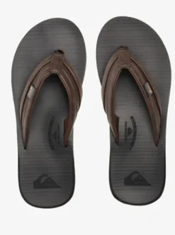 Quiksilver Carver Squish - Sandales pour Homme BROWN/BLACK/BROWN Online