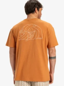 Quiksilver CL Freedom Swell - T-shirt à manches courtes pour Homme BRAN Sale