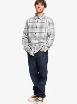 Quiksilver Cleardale - Chemise à manches longues pour Homme BIRCHCLEARDALECHECK Hot