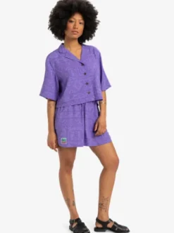 Quiksilver Dad - Chemise à manches courtes pour Femme DUSTEDPERIGLOBALHEAT64X64 Clearance