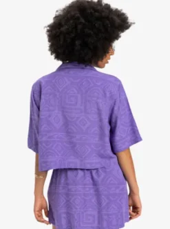 Quiksilver Dad - Chemise à manches courtes pour Femme DUSTEDPERIGLOBALHEAT64X64 Clearance