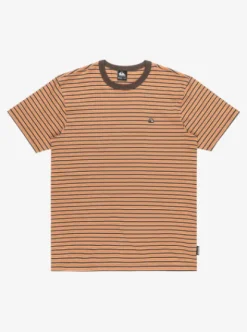 Quiksilver DNA - T-shirt à manches courtes pour Homme TURKISHCOFFEEDNASTRIPE Best