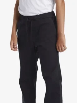 Quiksilver DNA Beach - Pantalon taille fixe pour Garçon 8-16 BLACK Discount