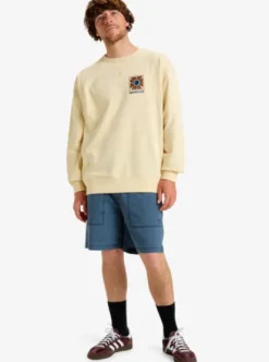 Quiksilver Dusun - Haut col rond pour Homme SUMMERMELON Outlet