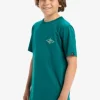 Quiksilver EV Beach Blast - T-shirt à manches courtes pour Garçon 8-16 TEALGREEN Sale