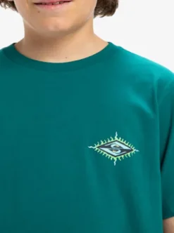 Quiksilver EV Beach Blast - T-shirt à manches courtes pour Garçon 8-16 TEALGREEN Sale