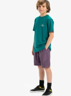 Quiksilver EV Beach Blast - T-shirt à manches courtes pour Garçon 8-16 TEALGREEN Sale
