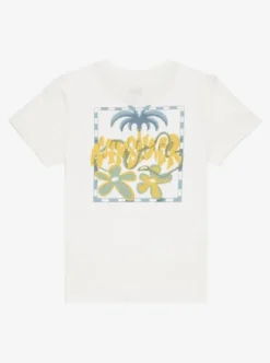 Quiksilver Ev Bloomsday - T-Shirt à manches courtes pour Garçon SNOWWHITE Outlet