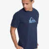 Quiksilver Ev Comp Logo - T-Shirt à manches courtes pour Homme DARKNAVY Fashion