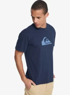 Quiksilver Ev Comp Logo - T-Shirt à manches courtes pour Homme DARKNAVY Fashion