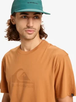 Quiksilver Ev Comp Logo - T-Shirt à manches courtes pour Homme ALMOND Sale