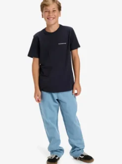 Quiksilver Ev Desert Waves - T-Shirt à manches courtes pour Garçon 8-16 ans DARKNAVY New