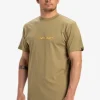Quiksilver Ev Disconnect Effects - T-shirt à manches courtes pour Homme ALOE Outlet