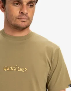 Quiksilver Ev Disconnect Effects - T-shirt à manches courtes pour Homme ALOE Outlet