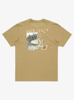 Quiksilver Ev Disconnect Effects - T-shirt à manches courtes pour Homme ALOE Outlet
