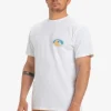 Quiksilver Ev Flower Chaos - T-shirt à manches courtes pour Homme WHITE Outlet