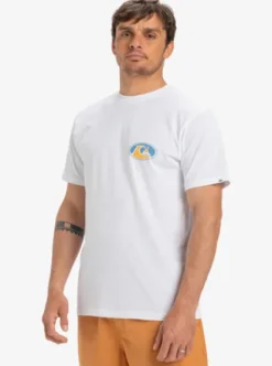 Quiksilver Ev Flower Chaos - T-shirt à manches courtes pour Homme WHITE Outlet