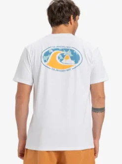 Quiksilver Ev Flower Chaos - T-shirt à manches courtes pour Homme WHITE Outlet