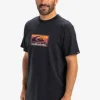 Quiksilver Ev Gradient Box - T-shirt à manches courtes pour Homme DARKNAVY Discount