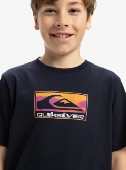 Quiksilver Ev Gradient Box - T-shirt à manches courtes pour Garçon 8-16 DARKNAVY Outlet