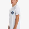 Quiksilver Ev In Flames - T-Shirt à manches courtes pour Garçon 8-16 ans WHITE Sale