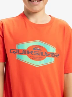 Quiksilver Ev Locked Up - T-shirt à manches courtes pour Garçon 8-16 TIGERLILY Hot