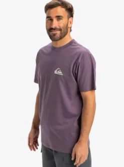 Quiksilver Ev Mini Logo - T-shirt à manches courtes pour Homme VINTAGEVIOLET Hot