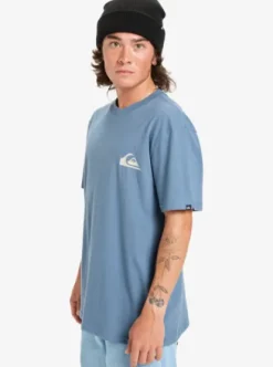 Quiksilver Ev Mini Logo - T-Shirt à manches courtes pour Homme CHINABLUE Fashion