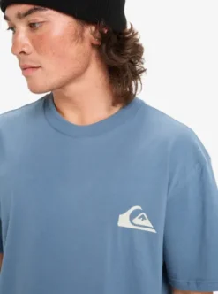 Quiksilver Ev Mini Logo - T-Shirt à manches courtes pour Homme CHINABLUE Fashion