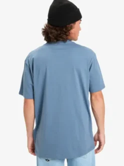 Quiksilver Ev Mini Logo - T-Shirt à manches courtes pour Homme CHINABLUE Fashion