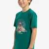 Quiksilver Ev Skull Feast - T-shirt à manches courtes pour Garçon 8-16 TEALGREEN Fashion