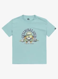 Quiksilver Ev Skull Feast - T-shirt à manches courtes pour Garçon 8-16 AQUIFER Fashion