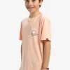 Quiksilver Ev Summer Road - T-shirt à manches courtes pour Garçon 8-16 PEACHPARFAIT Clearance