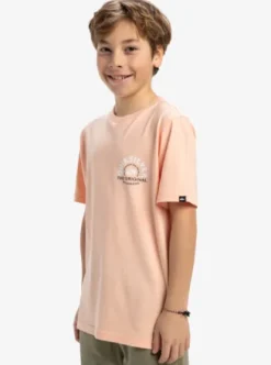 Quiksilver Ev Summer Road - T-shirt à manches courtes pour Garçon 8-16 PEACHPARFAIT Clearance