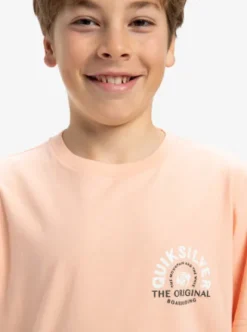 Quiksilver Ev Summer Road - T-shirt à manches courtes pour Garçon 8-16 PEACHPARFAIT Clearance