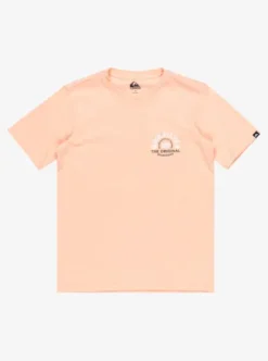 Quiksilver Ev Summer Road - T-shirt à manches courtes pour Garçon 8-16 PEACHPARFAIT Clearance