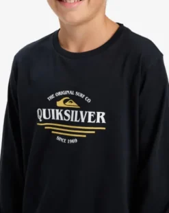 Quiksilver Ev Type Line - T-shirt manches longues pour Garçon 8-16 ans BLACK Sale