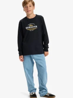 Quiksilver Ev Type Line - T-shirt manches longues pour Garçon 8-16 ans BLACK Sale